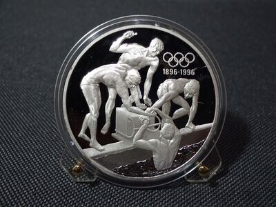 Silbermünze Australien 1993 20 Dollars Schwimmer Olympia 1 Oz Unze Proof