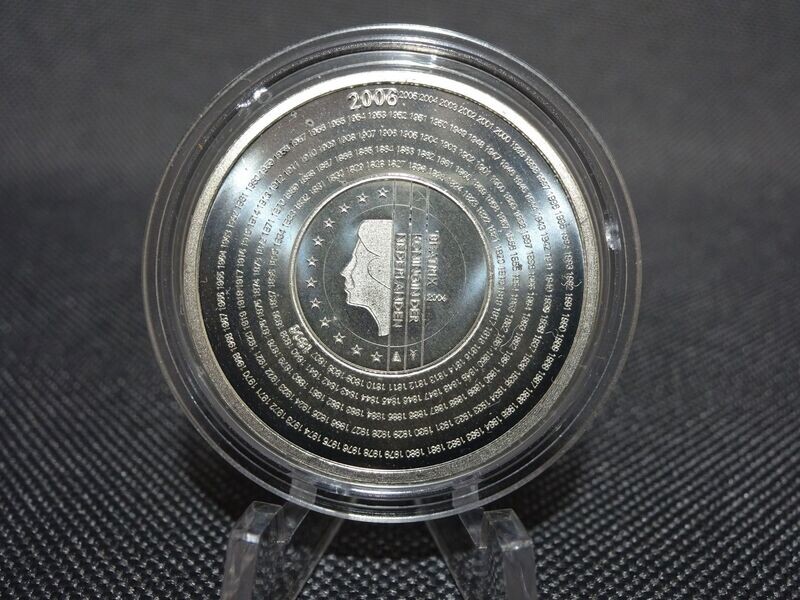 Silbermünze 2006 5 Euro Niederlande 200 Jahre Belastingdienst