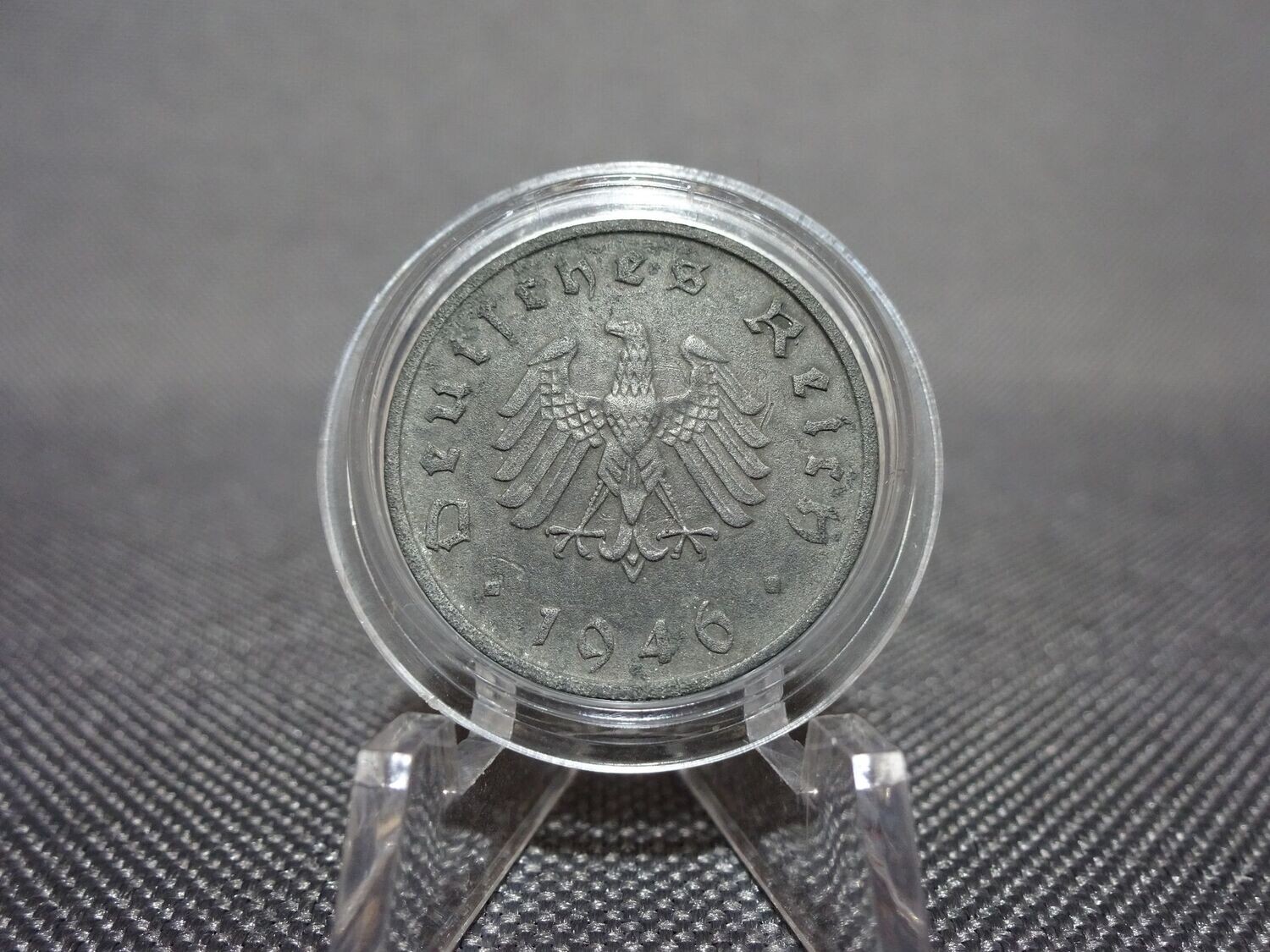 Münze Drittes Reich 1946 F 10 Reichspfennig Alliierte Besatzung Besetzung