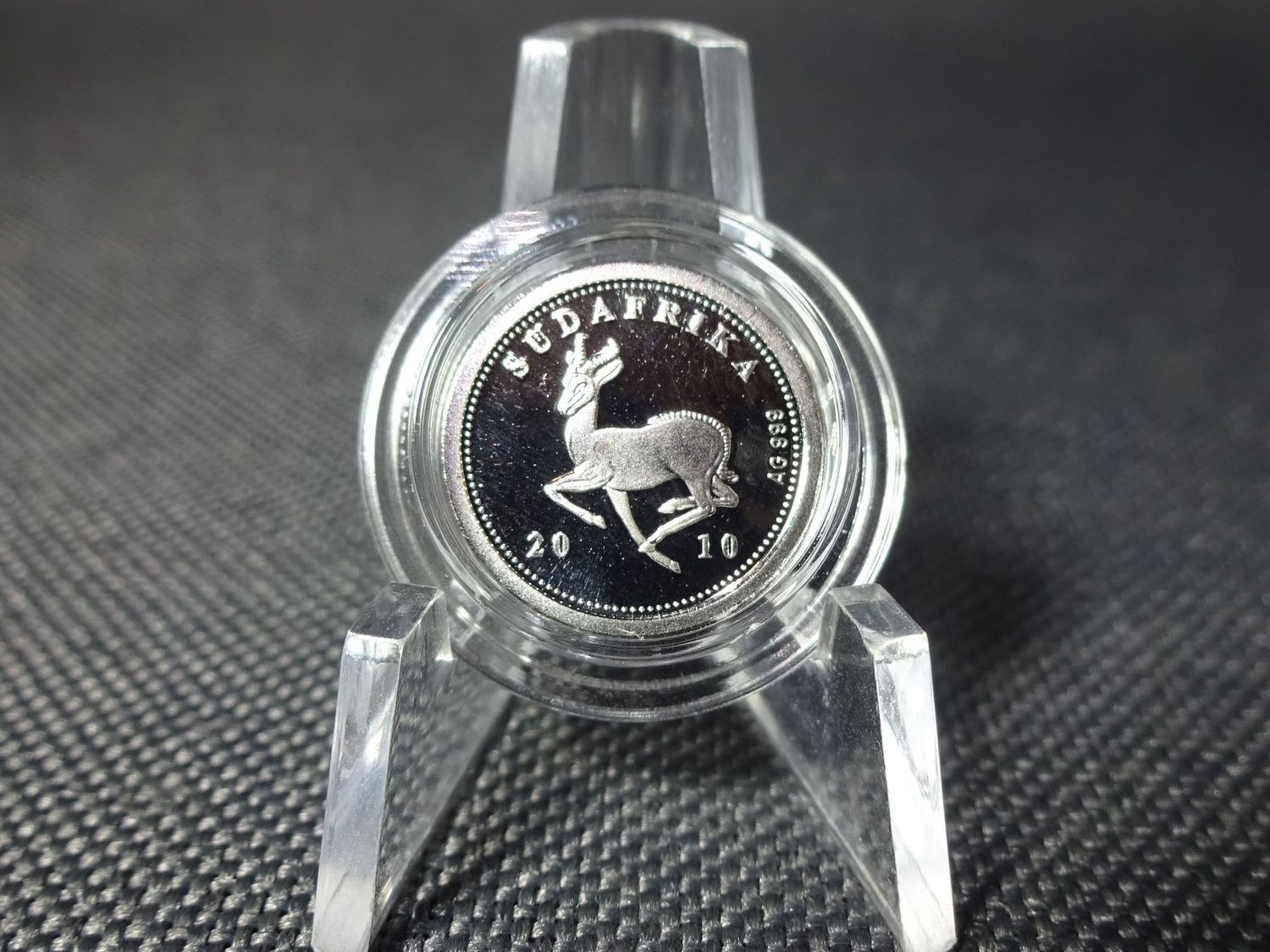 Silbermedaille Südafrika 2010 Springbok Fussball WM Johannesburg Soccer City 1/25 Oz Unze Silbermedaille Südafrika 2010 Springbok Fussball WM Johannesburg Soccer City 1/25 Oz Unze