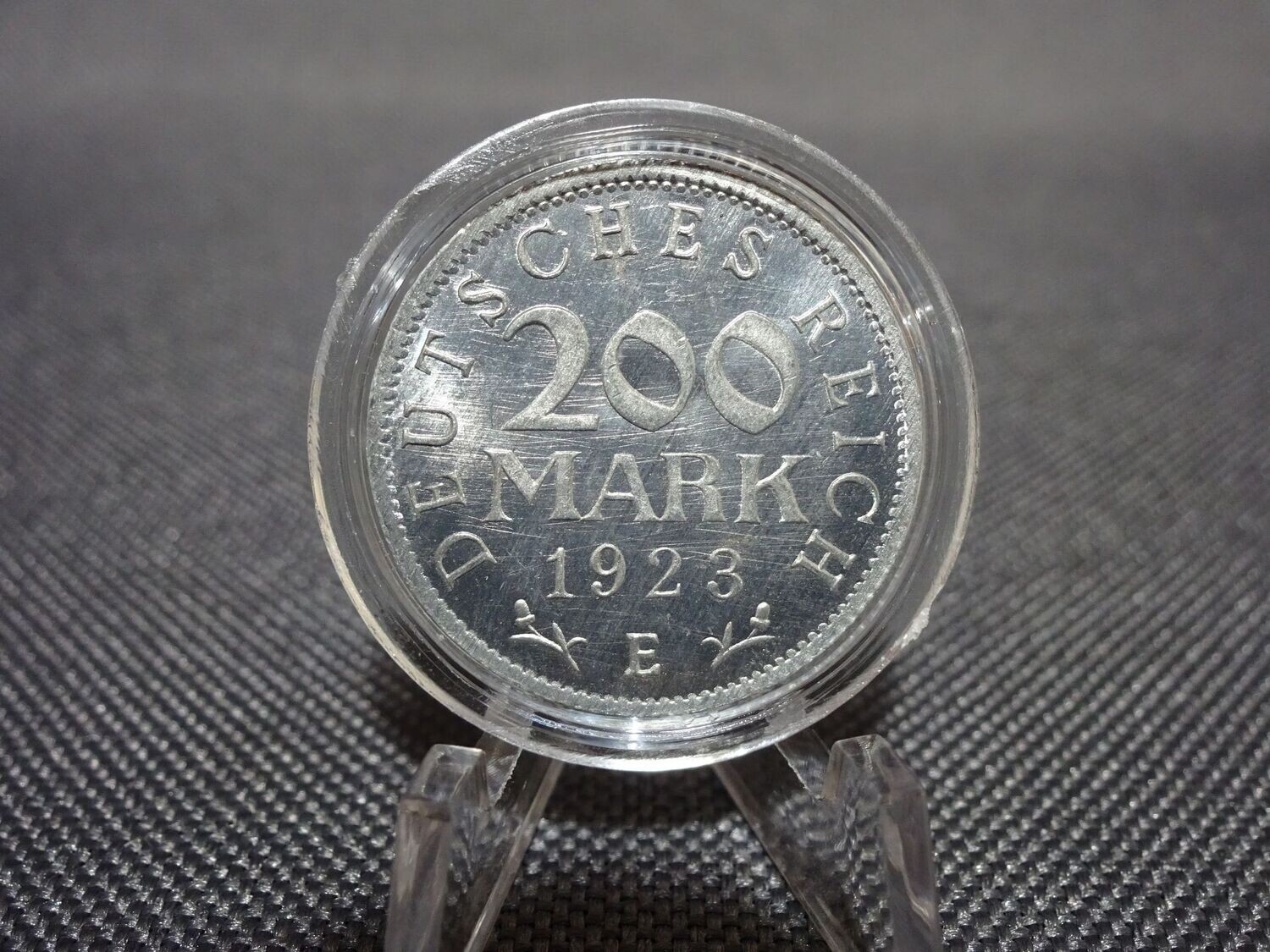 Münze Weimarer Republik 1923 E 200 Mark Inflation (1.) Münze Weimarer Republik 1923 E 200 Mark Inflation (1.)