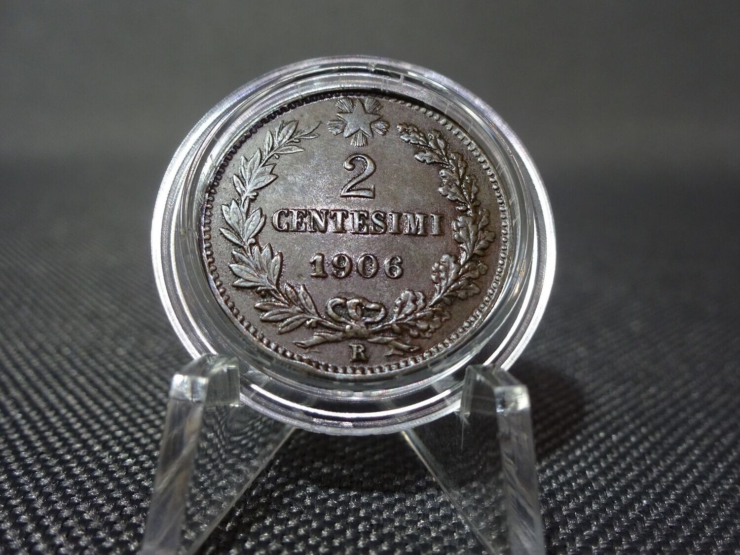 Münze Italien 1906 2 Centesimi Vittorio III. Erhaltung Münze Italien 1906 2 Centesimi Vittorio III. Erhaltung