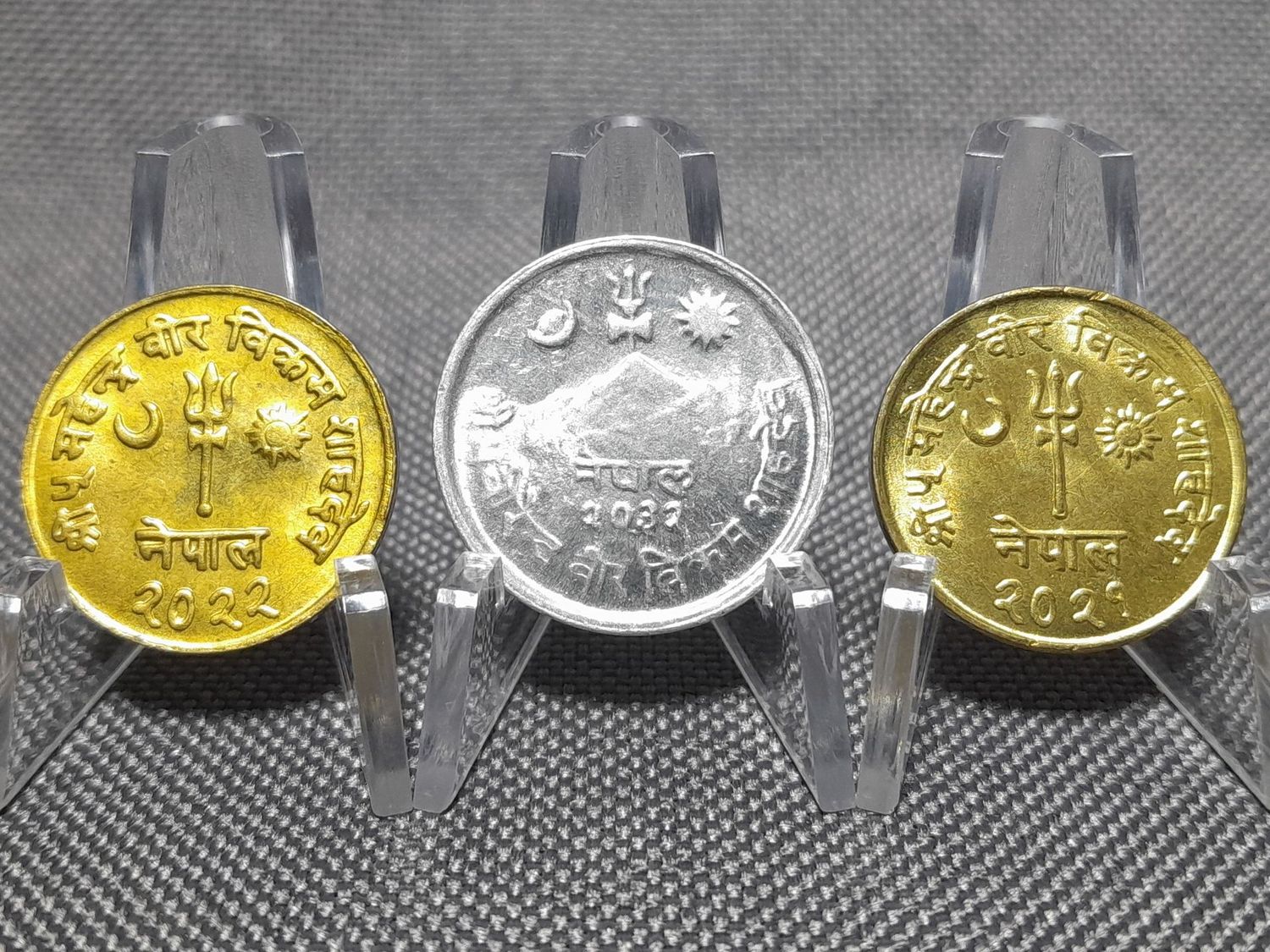 Münzen Set Nepal 1964 1965 1975 2 5 Paise Erhaltung