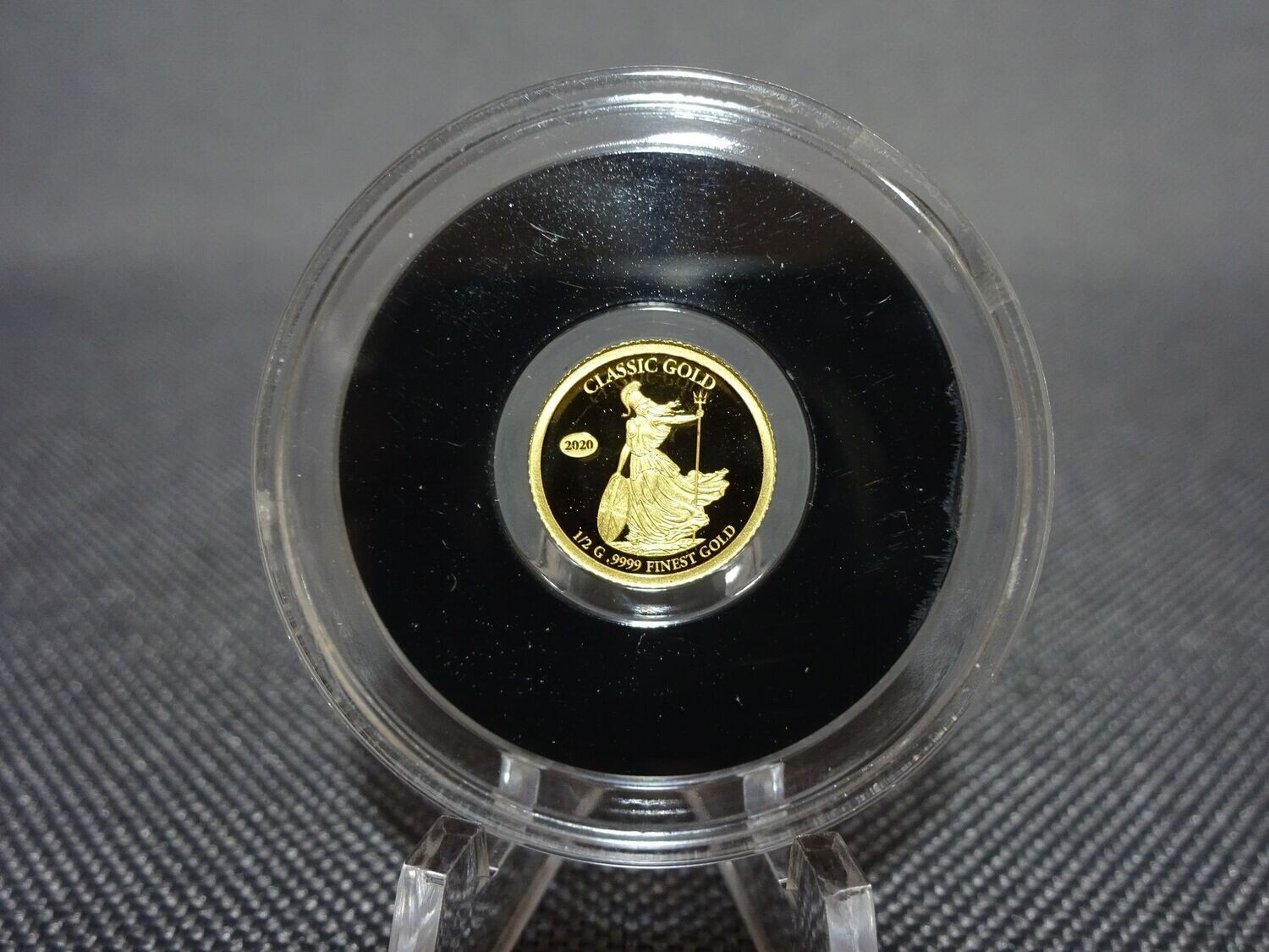 Goldmünze Fidschi Fiji 2020 5 Dollar Britannia 0,5g
