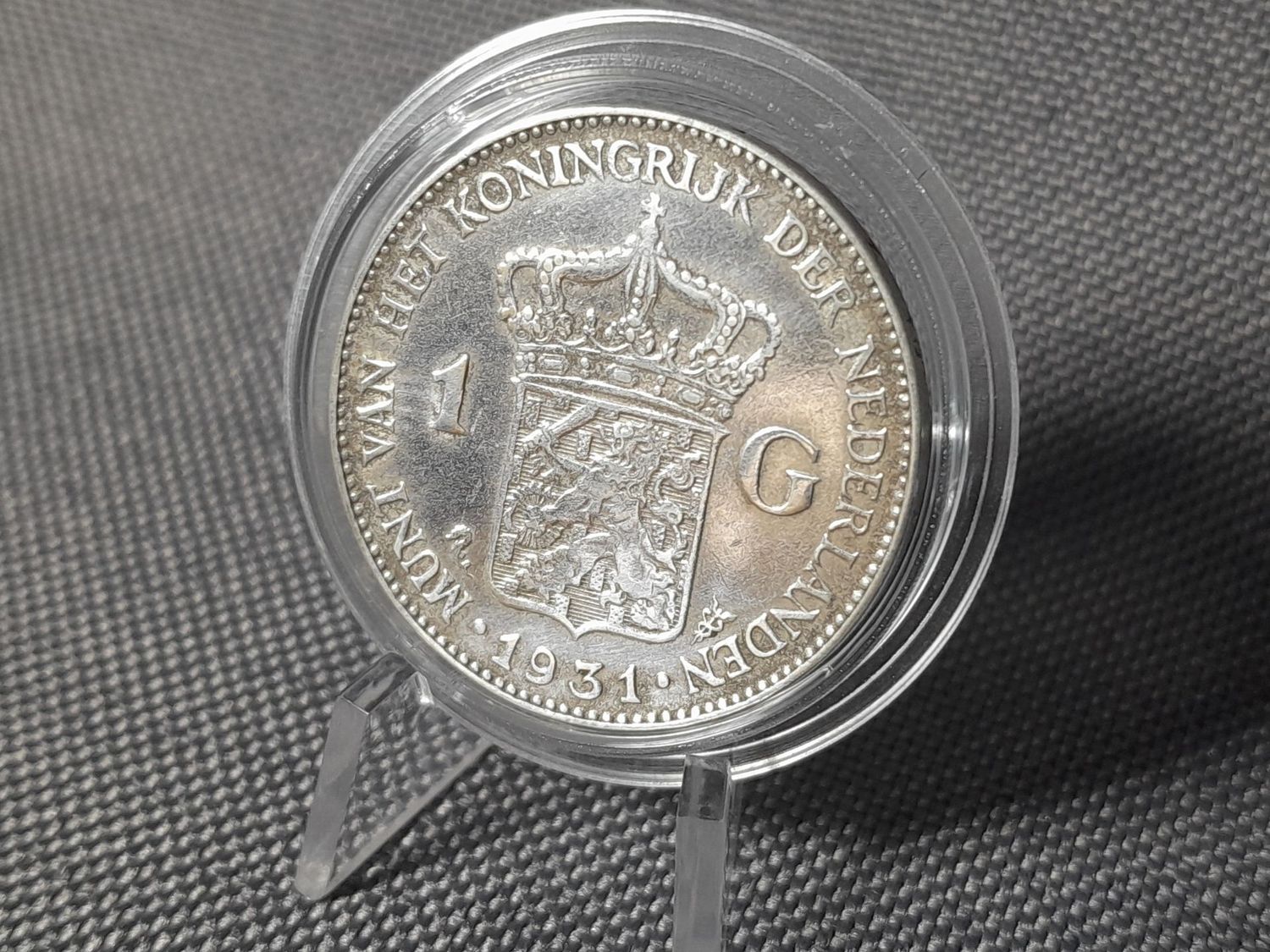 Silbermünze 1931 1 Gulden Niederlande Königin Wilhemina 1.