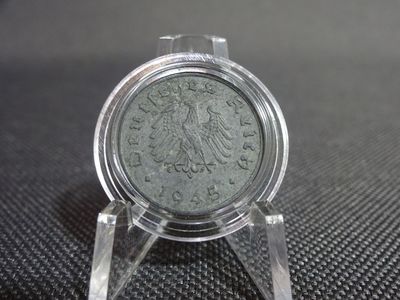 Münze Drittes Reich 1945 F 1 Reichspfennig Alliierte Besatzung Besetzung Münze Drittes Reich 1945 F 1 Reichspfennig Alliierte Besatzung Besetzung