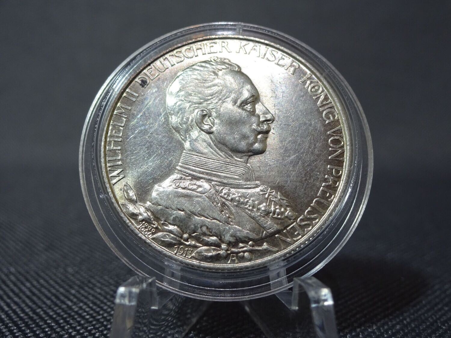 Silbermünze Deutsches Kaiserreich 1913 2 Mark König Wilhelm II. Preussen (3.) Silbermünze Deutsches Kaiserreich 1913 2 Mark König Wilhelm II. Preussen (3.)