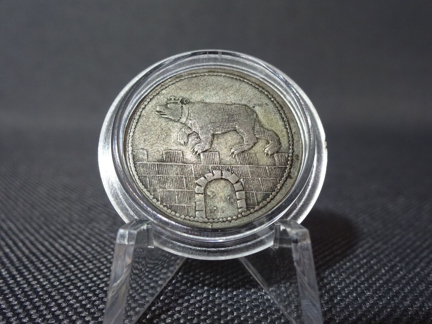 Silbermünze Altdeutschland 1799 1/12 Taler Anhalt Bernburg Bär Mauer Silbermünze Altdeutschland 1799 1/12 Taler Anhalt Bernburg Bär Mauer
