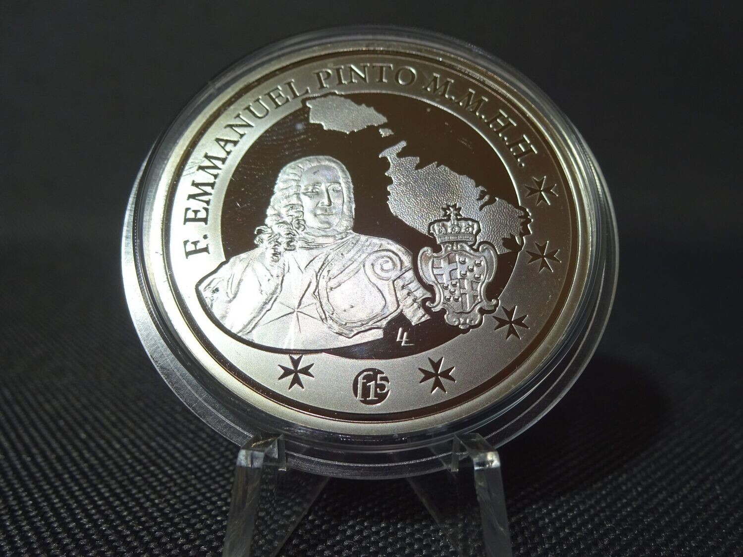 Silbermünze Malta 2013 10 Euro F15 Emmanuel Pinto PP Silbermünze Malta 2013 10 Euro F15 Emmanuel Pinto PP