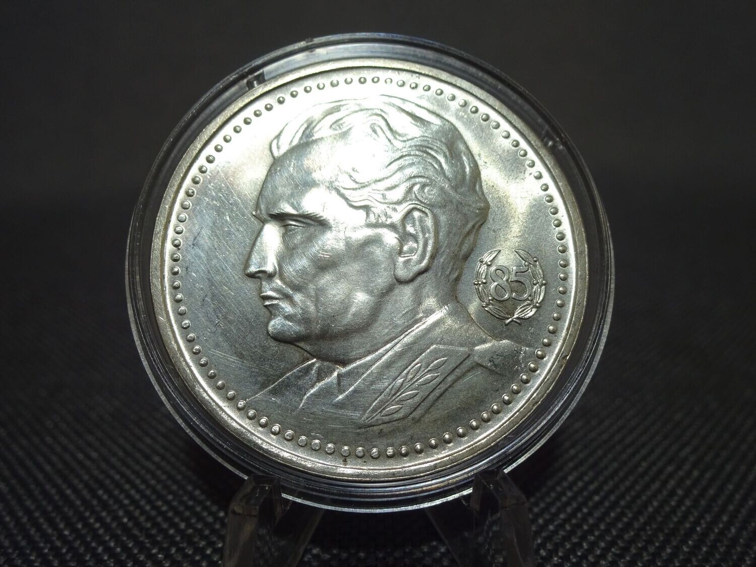 Silbermünze Jugoslawien 1977 200 Dinara Dinar 85. Geburtstag Josip Broz Tito Silbermünze Jugoslawien 1977 200 Dinara Dinar 85. Geburtstag Josip Broz Tito