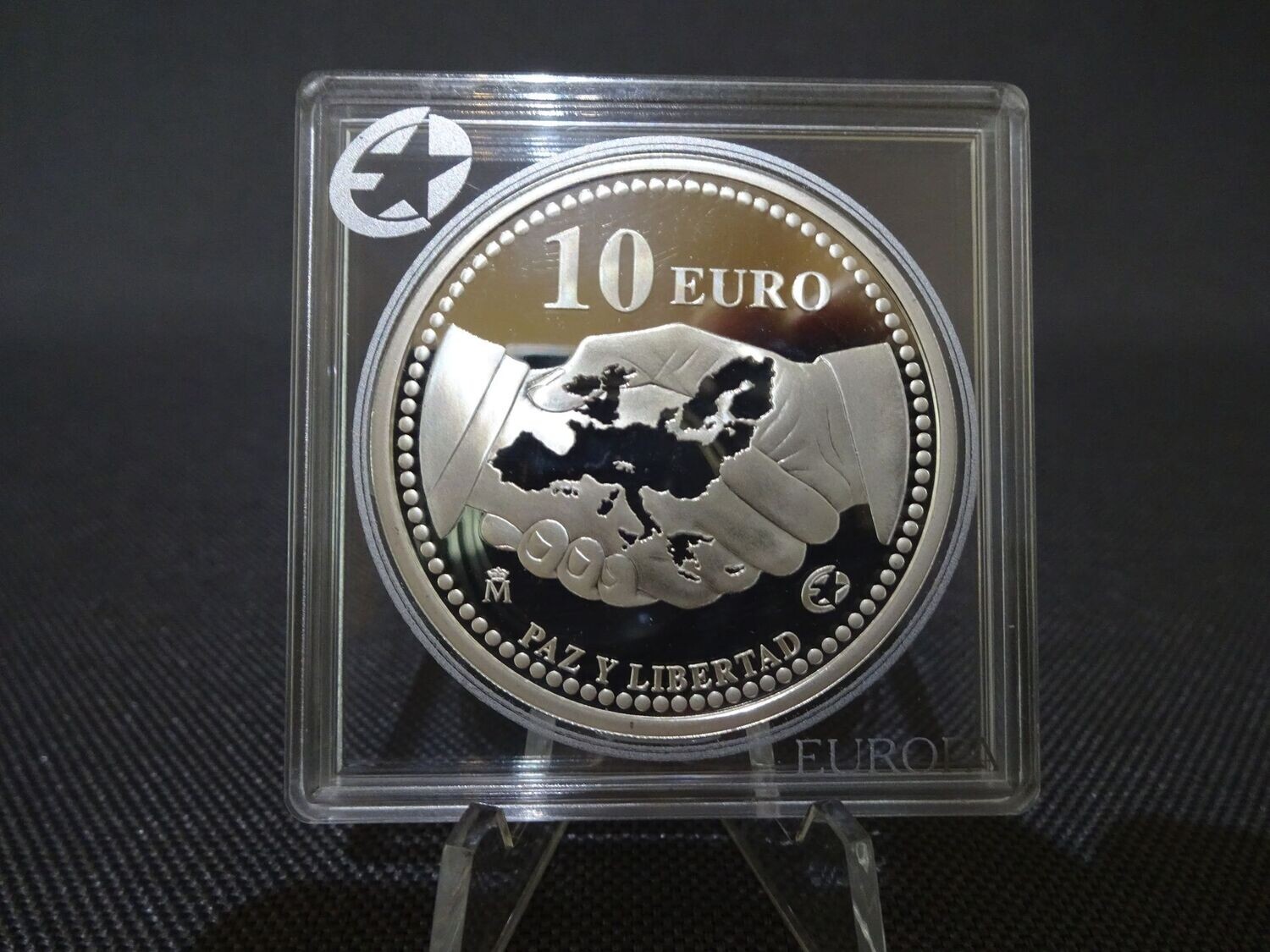 Silbermünze Spanien 2005 10 Euro Frieden PP Proof Silbermünze Spanien 2005 10 Euro Frieden PP Proof