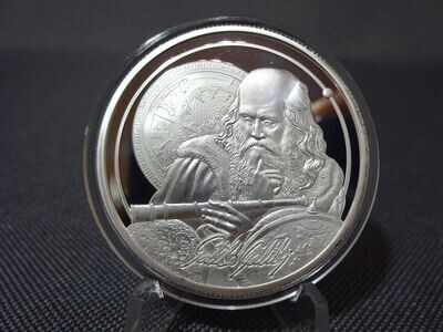 Silbermünze Niue 2021 5 Dollars Galileo Galilei 1 Oz Unze