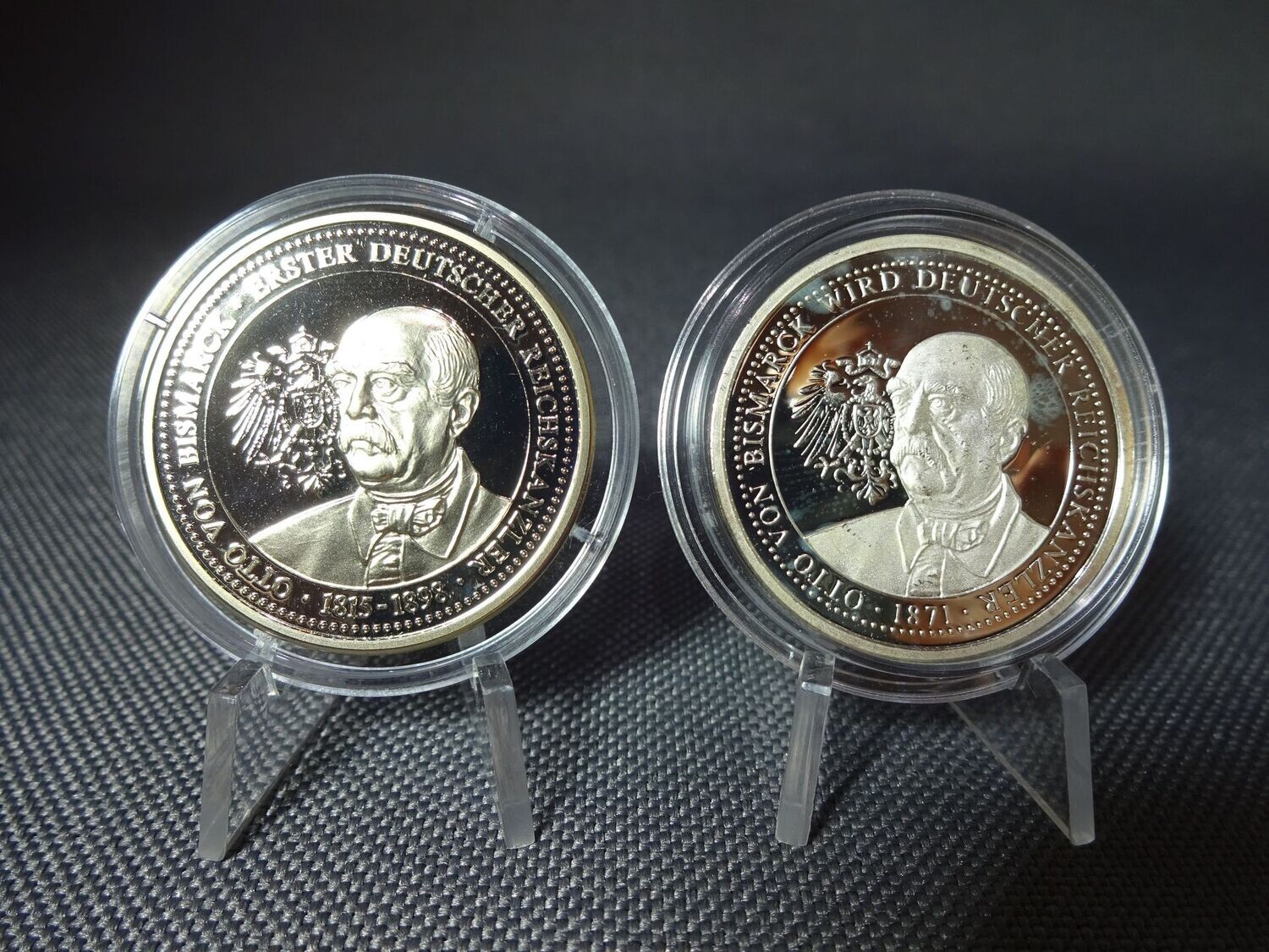 Silbermedaille Deutschland Medaille Set 1871 Bismarck Reichskanzler Höhepunkte Deutscher Geschichte Proof Silbermedaille Deutschland Medaille Set 1871 Bismarck Reichskanzler Höhepunkte Deutscher Geschichte Proof