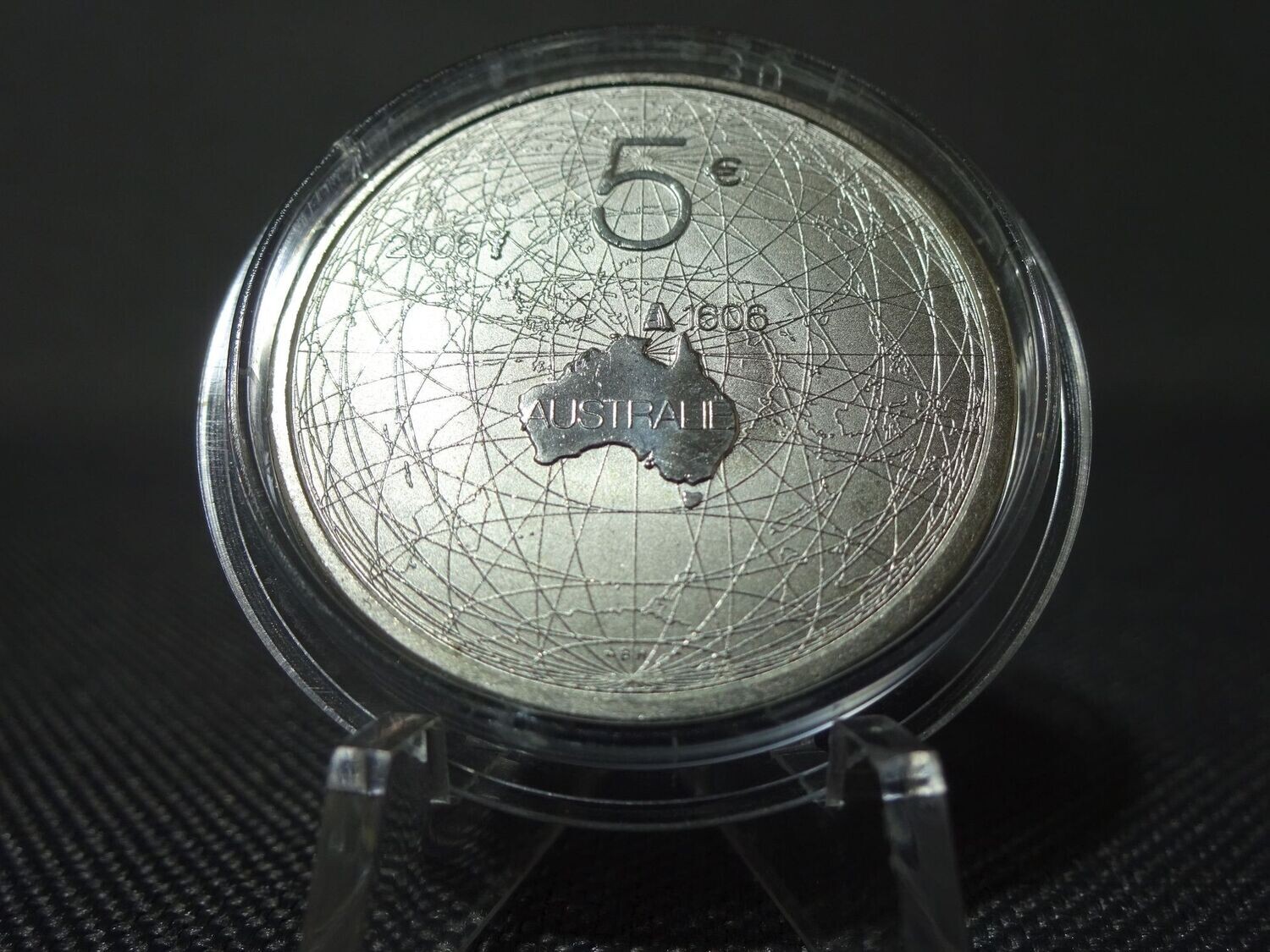 Silbermünze 2006 5 Euro Niederlande 400 Jahre Entdeckung Australiens Silbermünze 2006 5 Euro Niederlande 400 Jahre Entdeckung Australiens