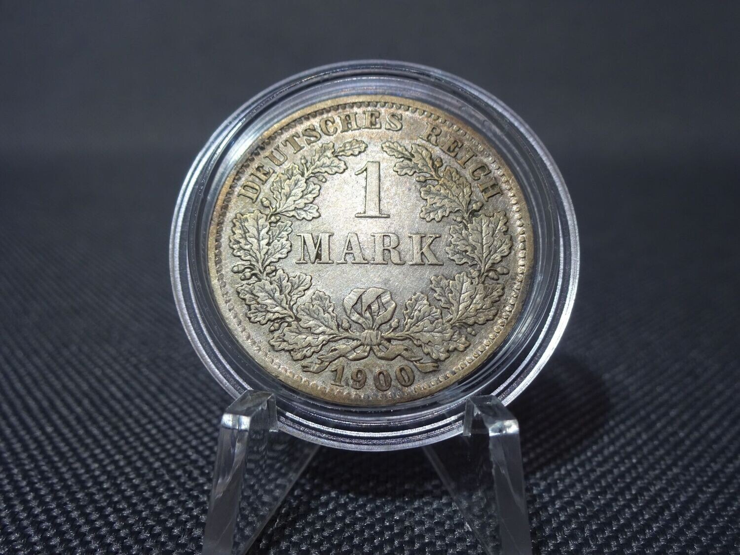 Silbermünze Deutsches Kaiserreich 1900 D 1 Mark München Fehlprägung Silbermünze Deutsches Kaiserreich 1900 D 1 Mark München Fehlprägung