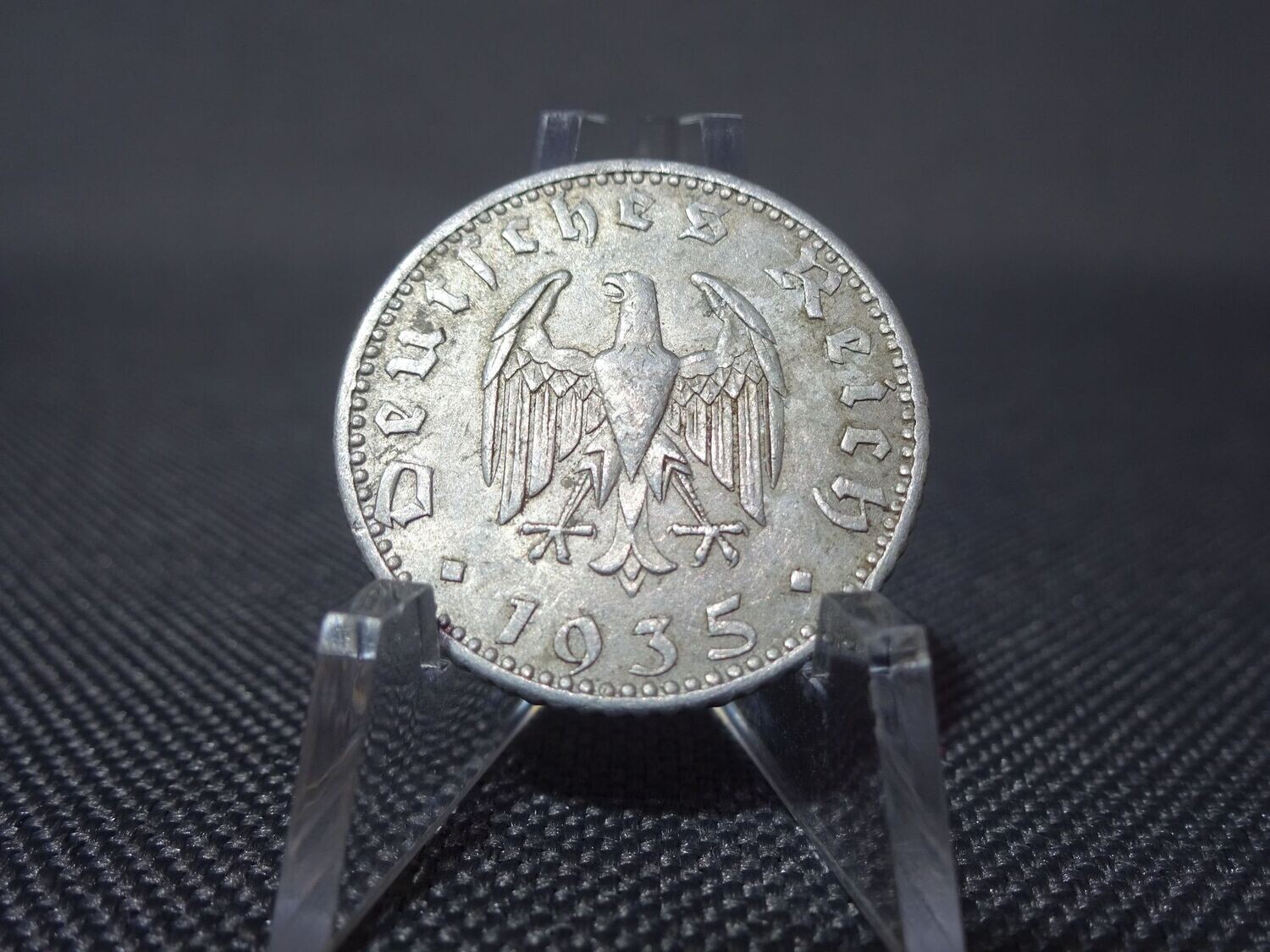 Münze Drittes Reich 1935 A 50 Reichspfennig Berlin Münze Drittes Reich 1935 A 50 Reichspfennig Berlin