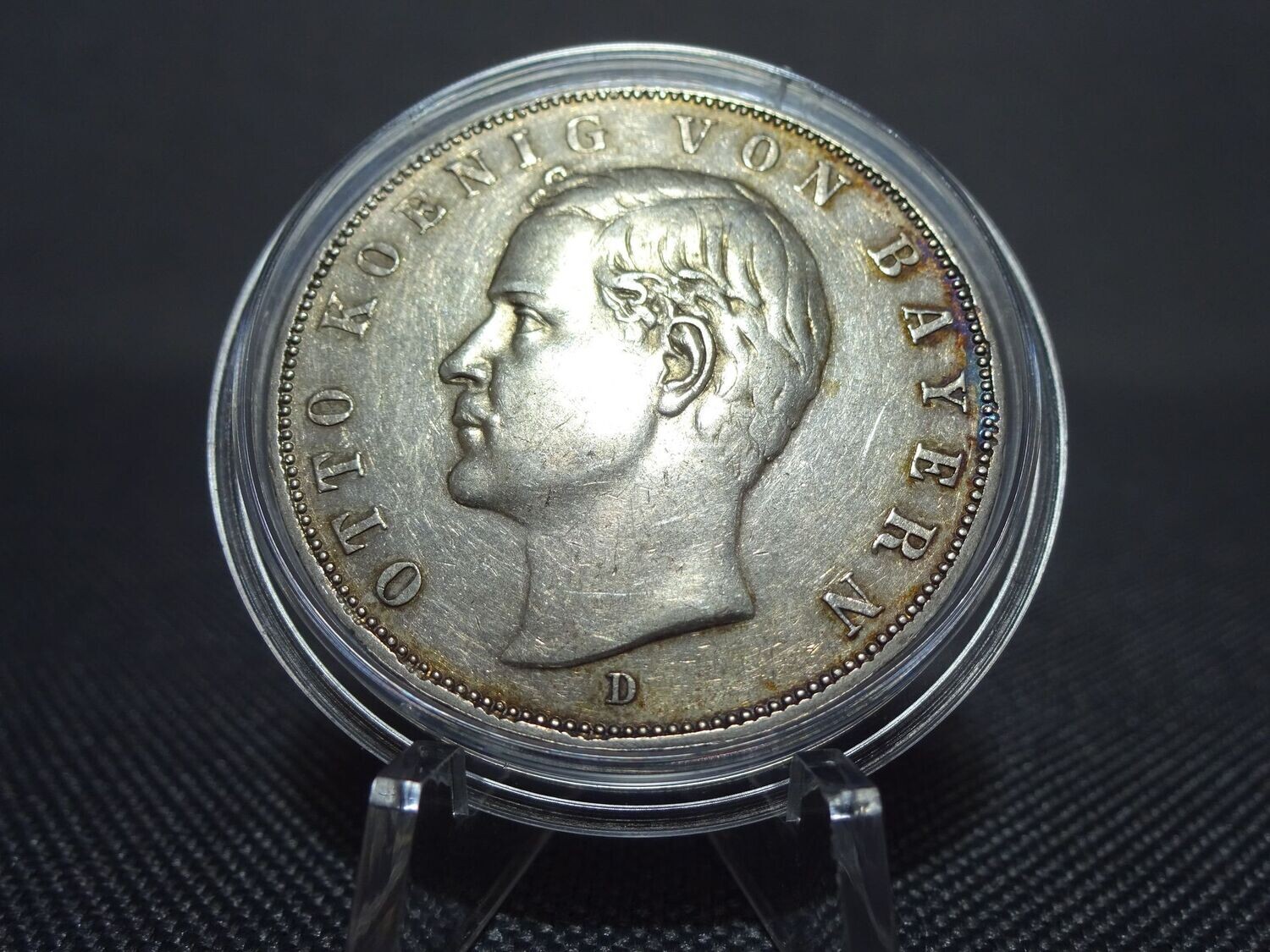 Silbermünze Deutsches Kaiserreich 1913 D 3 Mark Otto König Bayern Silbermünze Deutsches Kaiserreich 1913 D 3 Mark Otto König Bayern