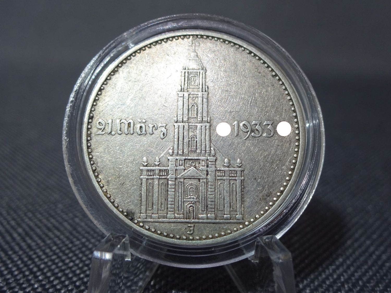 Silbermünze Drittes Reich 1934 J 2 Reichsmark Garnisonkirche Datum Hamburg Silbermünze Drittes Reich 1934 J 2 Reichsmark Garnisonkirche Datum Hamburg