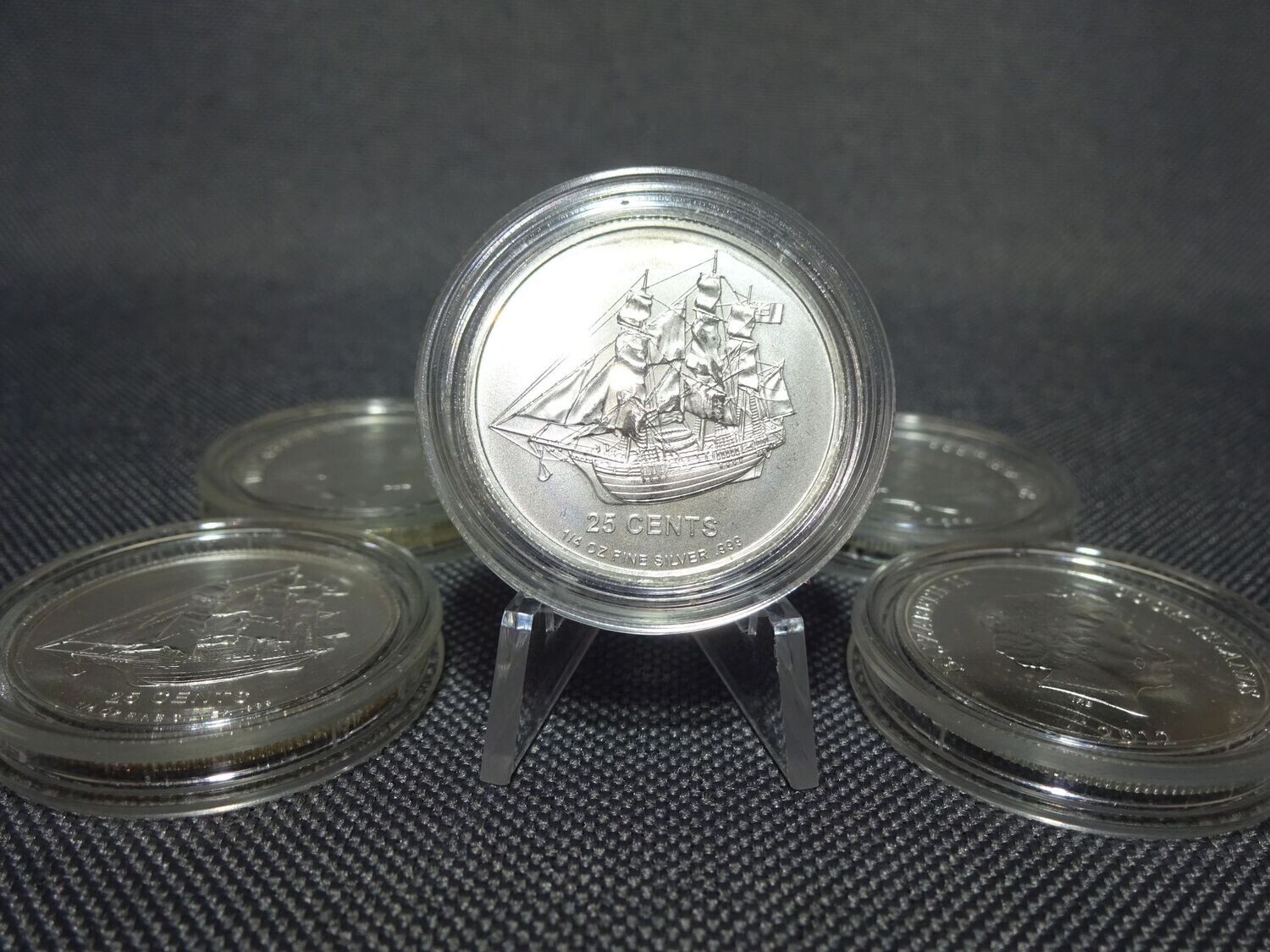 Silbermünze Cook Islands 2012 Bounty 25 Cents 1/4 Oz Unze Silbermünze Cook Islands 2012 Bounty 25 Cents 1/4 Oz Unze