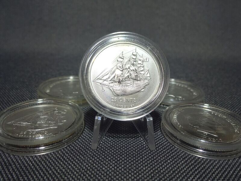 Silbermünze Cook Islands 2012 Bounty 25 Cents 1/4 Oz Unze Silbermünze Cook Islands 2012 Bounty 25 Cents 1/4 Oz Unze