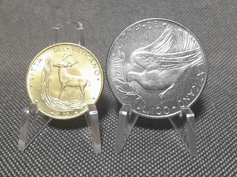 Münzen Set Vatikan 1974 1976 20 100 Lire Papst Paul VI Erhaltung Münzen Set Vatikan 1974 1976 20 100 Lire Papst Paul VI Erhaltung