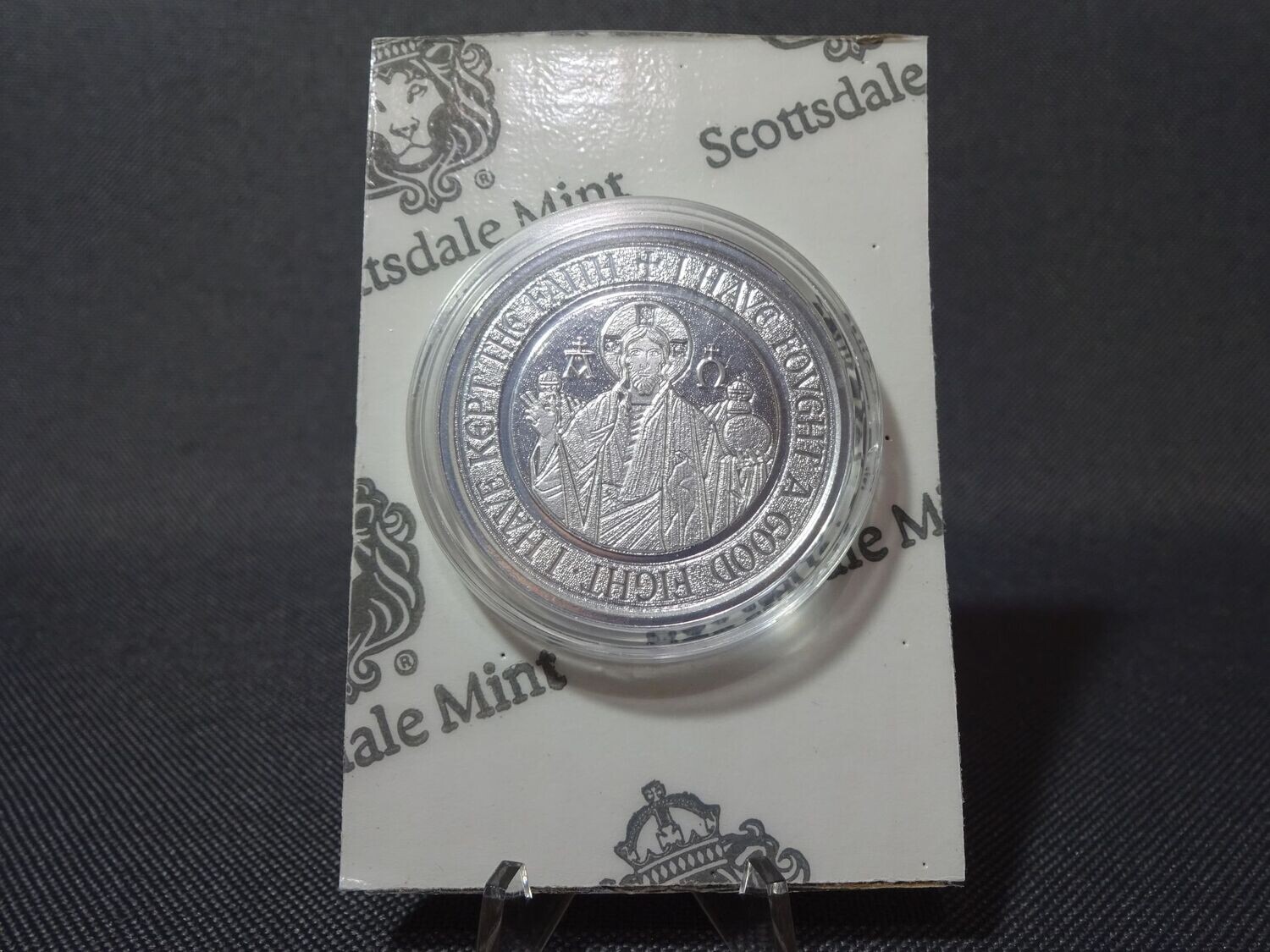 Silbermünze Samoa 2021 2 Tala Jesus Faith Good Fight 1 Oz Unze Silbermünze Samoa 2021 2 Tala Jesus Faith Good Fight 1 Oz Unze