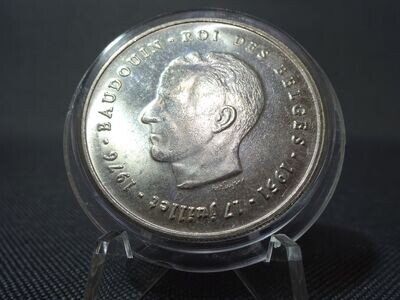 Silbermünze Belgien 1976 250 Francs Jubiläum König Baudouin Silbermünze Belgien 1976 250 Francs Jubiläum König Baudouin