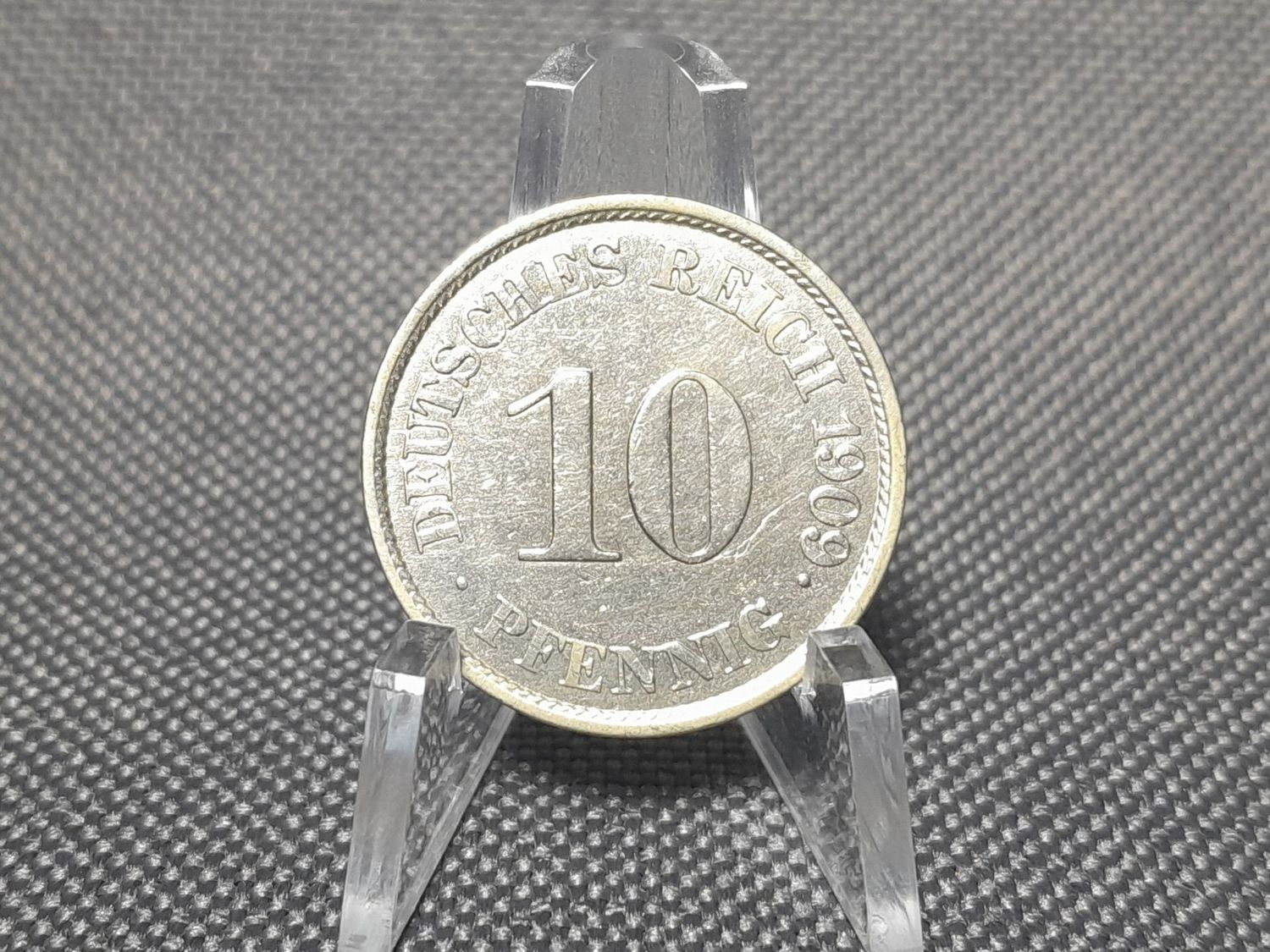 Münze Deutsches Kaiserreich 1909 J 10 Pfennig Hamburg Erhaltung