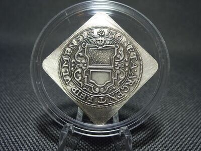 Silbermünze Deutschland Replikat 1704 Ulm 1 Gulden Klippe Ulmensis Moneta Argent