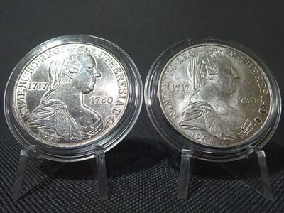 Silbermünzen Set Österreich 1967 25 Schilling Theresia