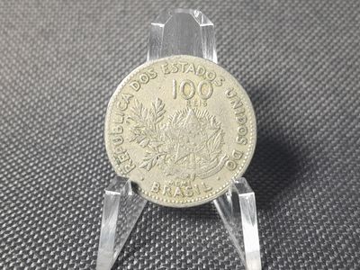 Münze Brasilien 1901 100 Reis Estados Brasil