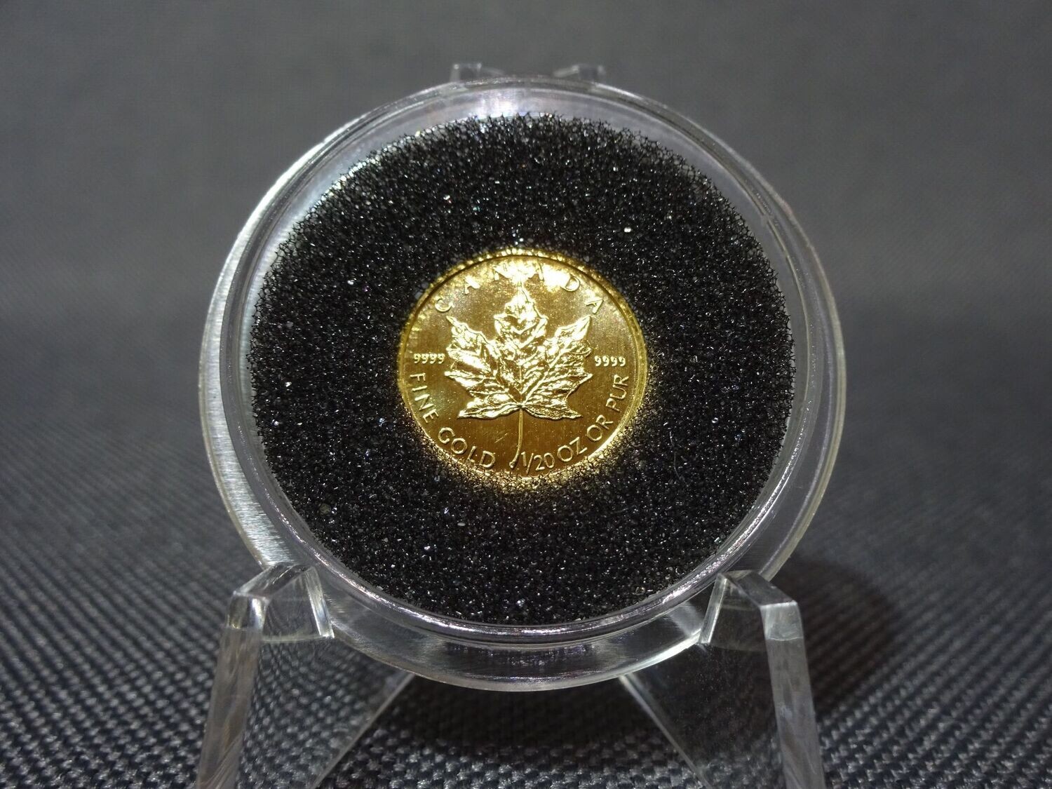 Goldmünze Kanada 1996 1 Dollar Maple Leaf 1/20 Oz Unze Erhaltung