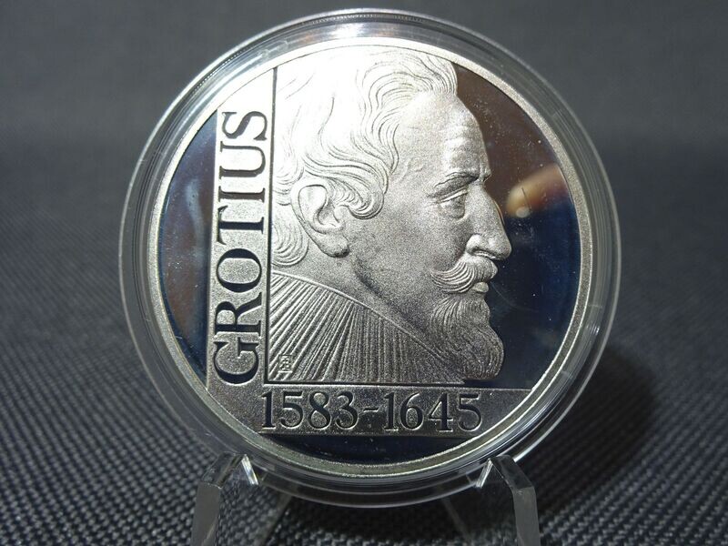 Silbermünze 1995 25 Ecu Niederlande Hugo Grotius 1583 - 1645 PP Proof