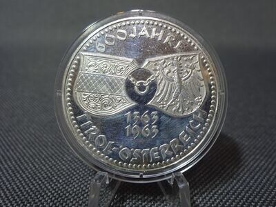 Silbermünze Österreich 1963 50 Schilling 600 Jahre Tirol 1363 PP Proof Silbermünze Österreich 1963 50 Schilling 600 Jahre Tirol 1363 PP Proof