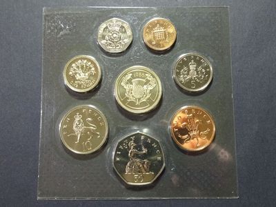 Kursmünzensatz KMS Set England 1986 1 Penny - 2 Pounds Erhaltung Kursmünzensatz KMS Set England 1986 1 Penny - 2 Pounds Erhaltung