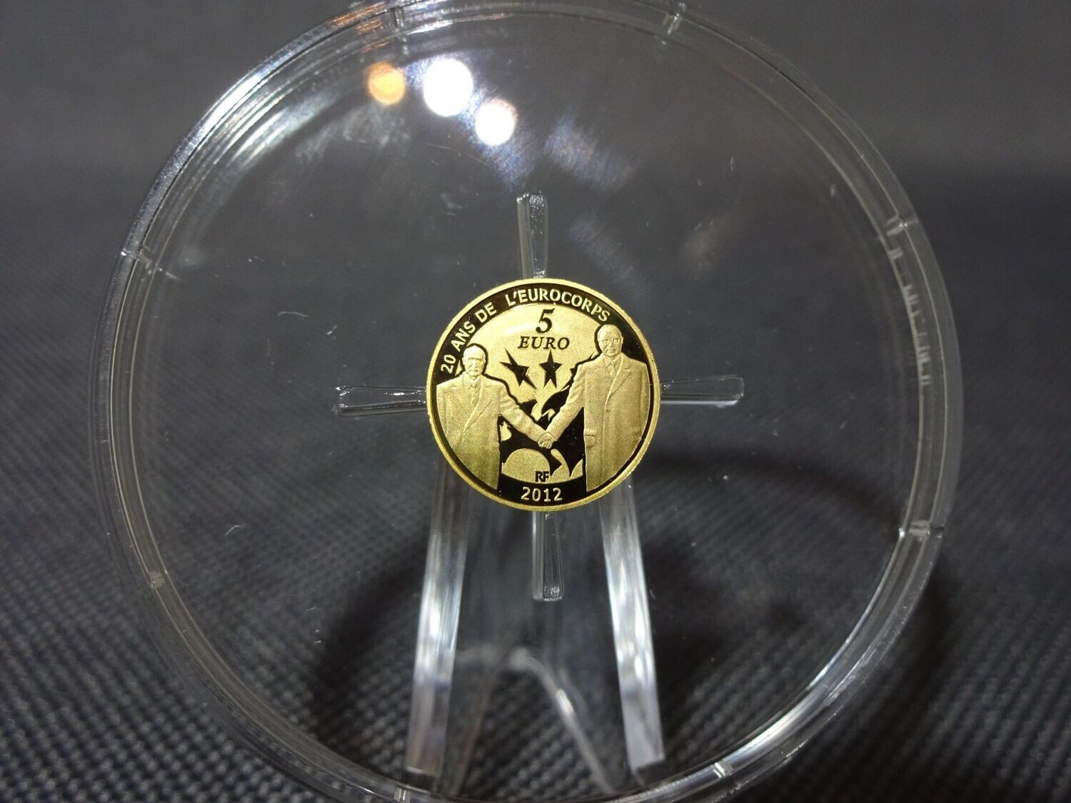Goldmünze Frankreich 2012 5 Euro 20 Jahre Eurokorps PP Proof 0,5 g Goldmünze Frankreich 2012 5 Euro 20 Jahre Eurokorps PP Proof 0,5 g