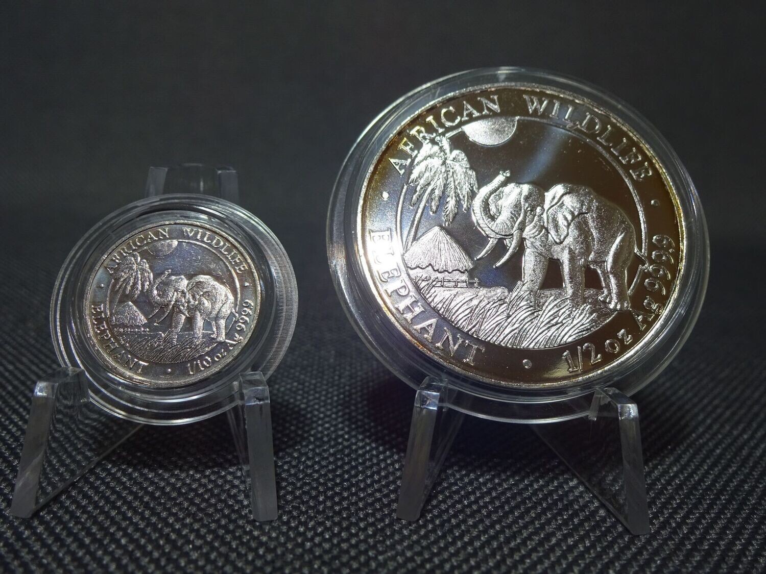Silbermünzen Set Somalia Elefant 2017 10 50 Shillings African Wildlife 1/10 1/2 Oz Unze Silbermünzen Set Somalia Elefant 2017 10 50 Shillings African Wildlife 1/10 1/2 Oz Unze