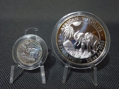 Silbermünzen Set Somalia Elefant 2017 10 50 Shillings Wildlife 1/10 1/2 Oz Unze Silbermünzen Set Somalia Elefant 2017 10 50 Shillings Wildlife 1/10 1/2 Oz Unze