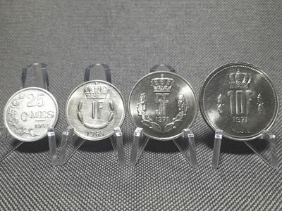 Münzen Set Luxemburg 1965 1971 1 5 10 25 Centime Francs Letzeburg Erhaltung! Münzen Set Luxemburg 1965 1971 1 5 10 25 Centime Francs Letzeburg Erhaltung!