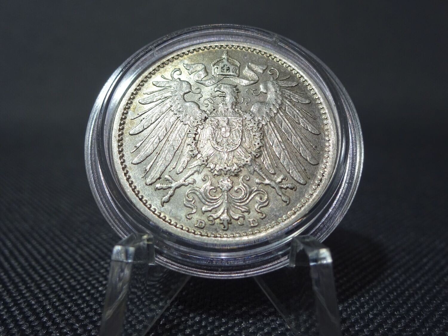Silbermünze Deutsches Kaiserreich 1909 D 1 Mark München Fehlprägung Silbermünze Deutsches Kaiserreich 1909 D 1 Mark München Fehlprägung