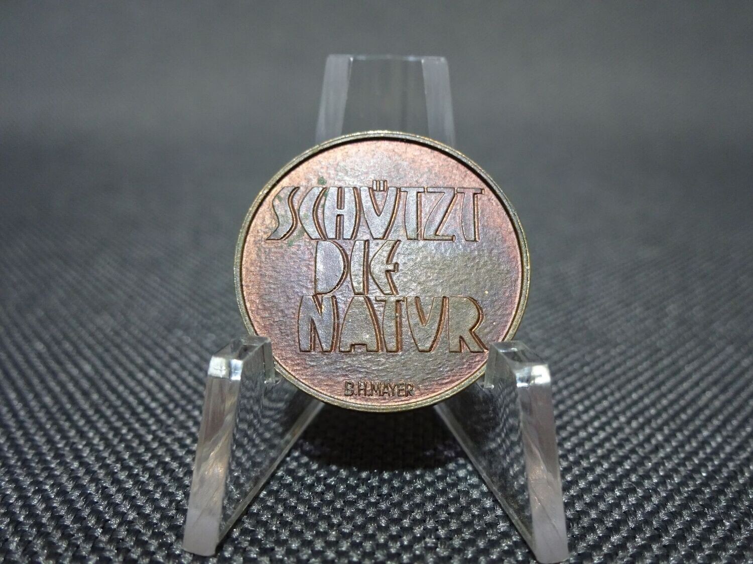 Medaille Deutschland Umweltschutz Schützt Die Natur Naturschutz Patina Medaille Deutschland Umweltschutz Schützt Die Natur Naturschutz Patina