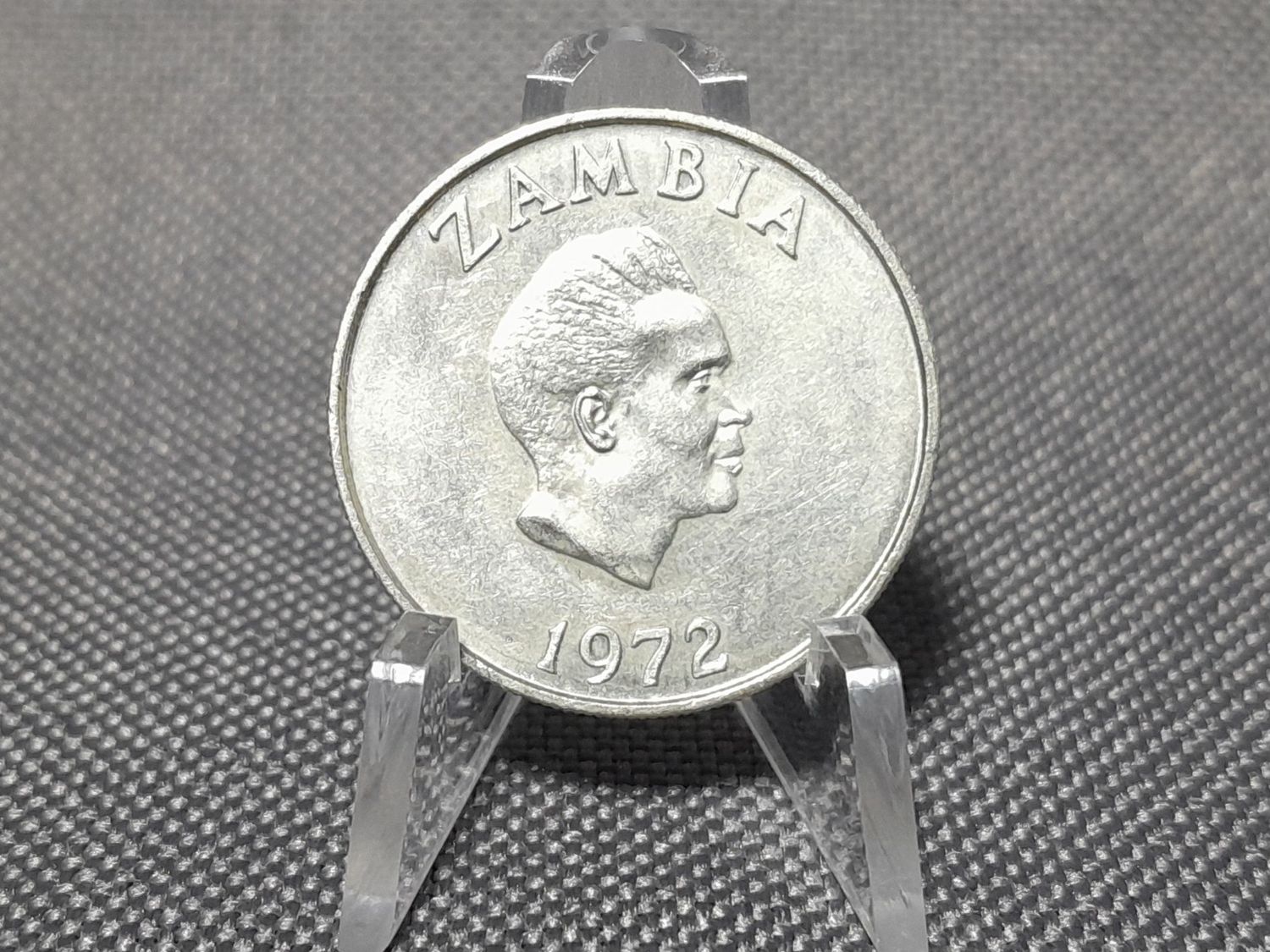 Münze Sambia 1972 10 Ngwee Nashornvogel Zambia Münze Sambia 1972 10 Ngwee Nashornvogel Zambia