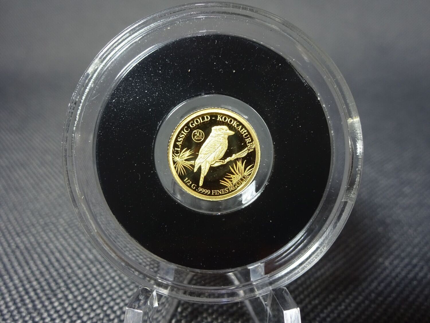 Goldmünze Barbados 2020 10 Dollars Kookaburra Privy Mark Classic Gold 0,5 g Goldmünze Barbados 2020 10 Dollars Kookaburra Privy Mark Classic Gold 0,5 g