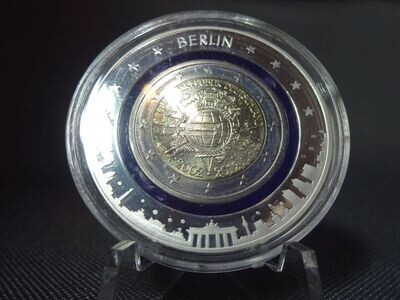 Münze Deutschland 2012 2 Euro 10 Jahre Berlin Lila Polymerring