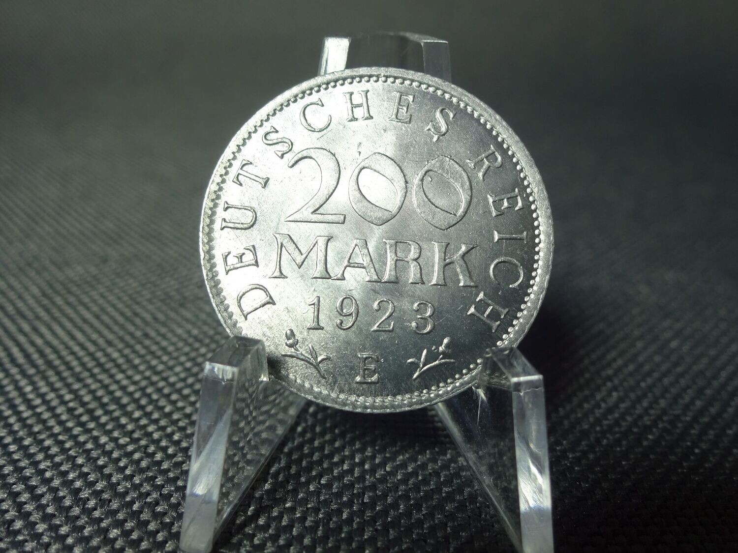Münze Weimarer Republik 1923 E 200 Mark Inflation (2.) Münze Weimarer Republik 1923 E 200 Mark Inflation (2.)