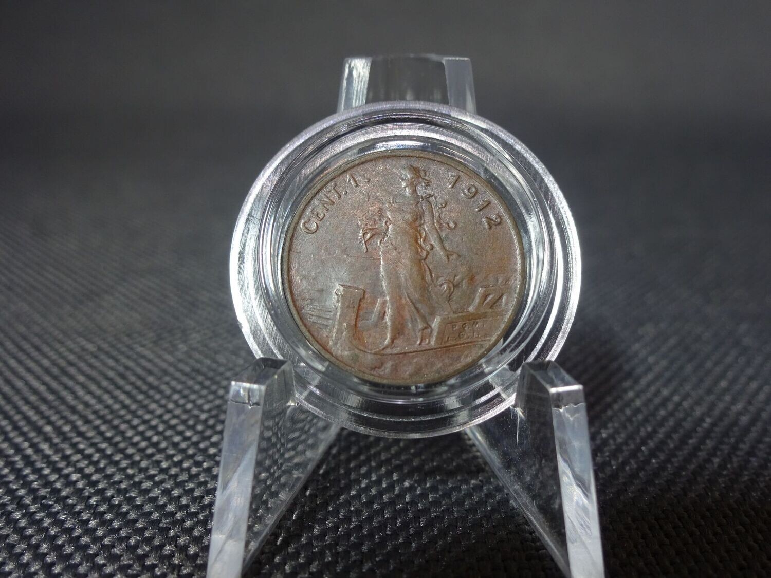 Münze Italien 1912 1 Centesimo Vittorio III. Münze Italien 1912 1 Centesimo Vittorio III.
