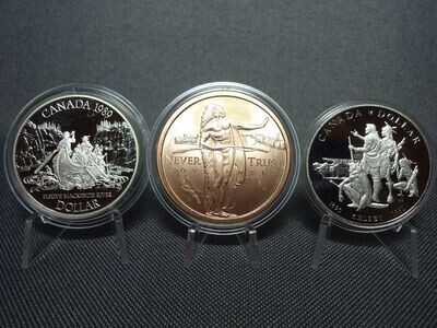 Silbermünzen Set 1989 1990 Kanada 1 Dollar Indianer Kanu River Kelsey Mackenzie PP Proof Kupfer 1 Oz Unze Silbermünzen Set 1989 1990 Kanada 1 Dollar Indianer Kanu River Kelsey Mackenzie PP Proof Kupfer 1 Oz Unze
