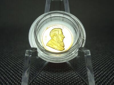 Goldmedaille Africa Paul Kruger Springbok 40 Years Investment PP Proof 0,5 g Goldmedaille Africa Paul Kruger Springbok 40 Years Investment PP Proof 0,5 g