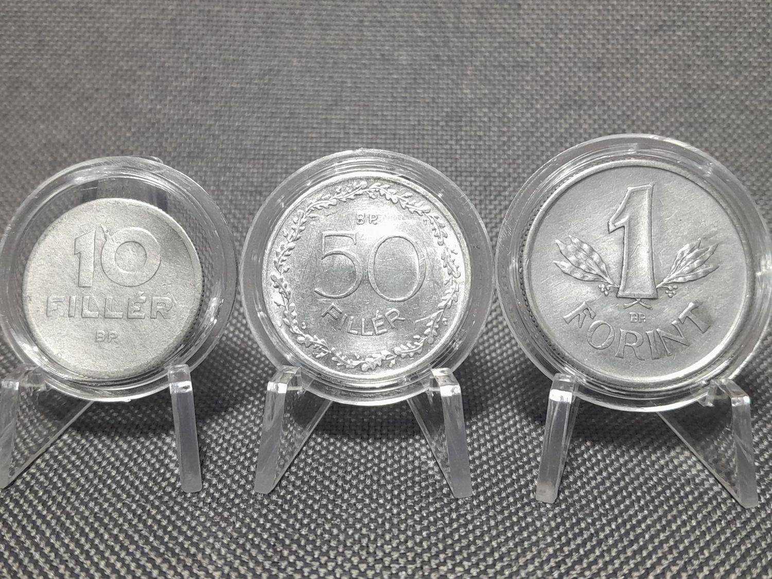 Münzen Set Ungarn 1949 1951 1955 1 10 50 Filler Forint Fehlprägung Erhaltung!