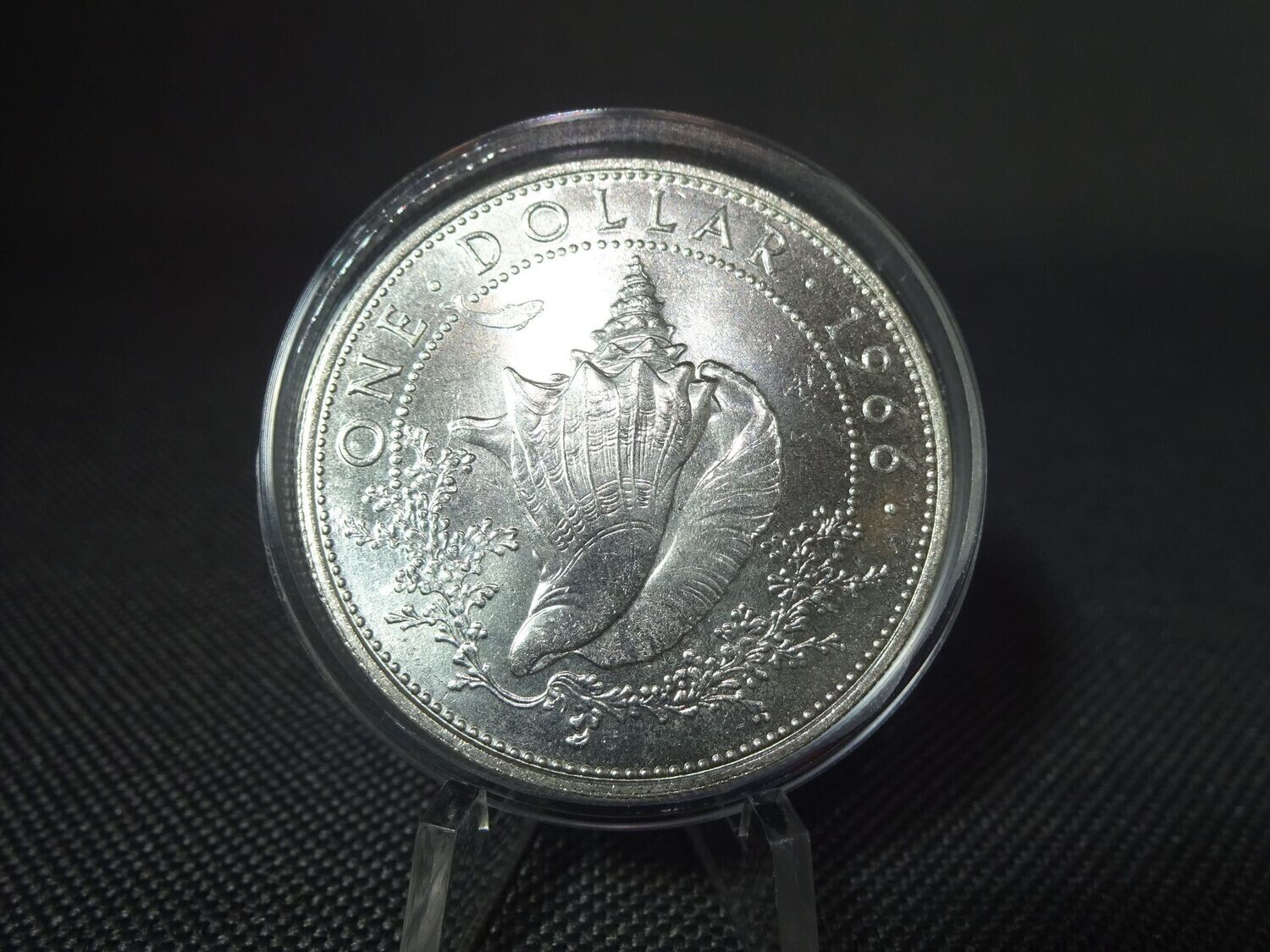Silbermünze Bahamas 1966 1 Dollar Muschel (1.) Silbermünze Bahamas 1966 1 Dollar Muschel (1.)